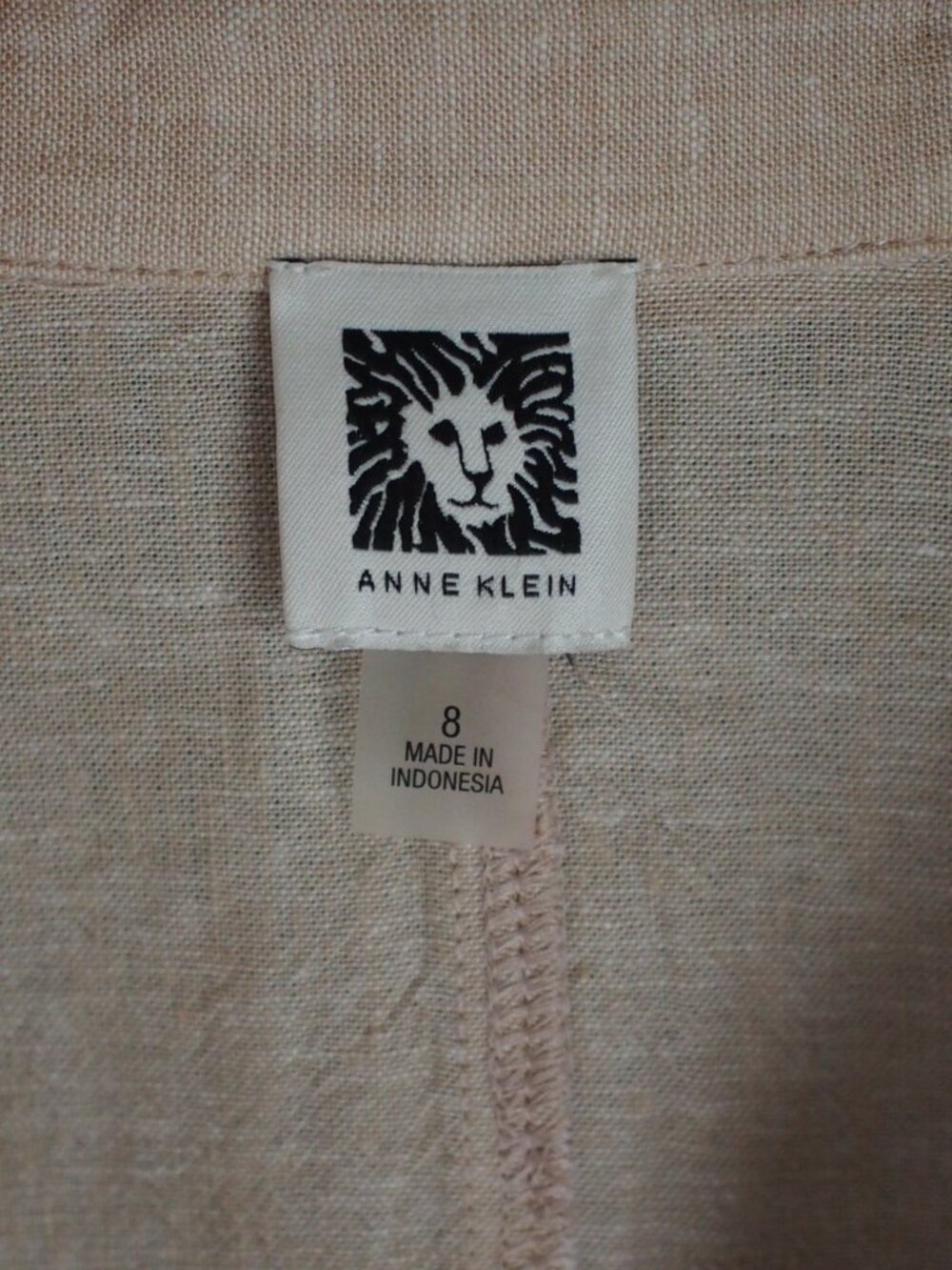 Anne Klein | Linen Blend Shirt Dress - Picture 2 of 5